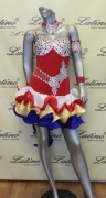 LATIN SALSA COMPETITION DRESS LDW (LS149) only on sale on latinodancewears.com