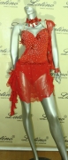 LATIN SALSA COMPETITION DRESS LDW (A370LT) only on sale on latinodancewears.com